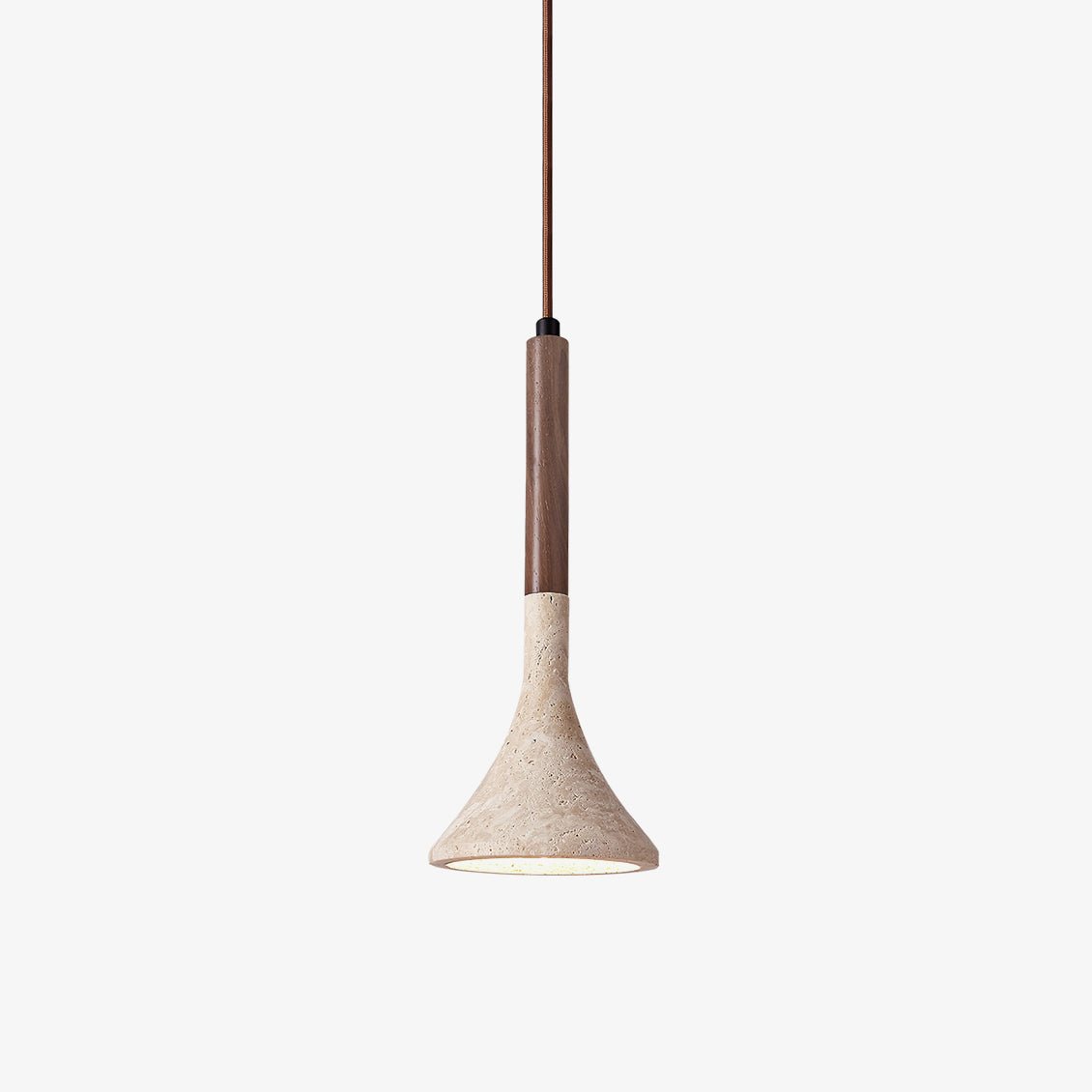 Taviaya minimalistisk pendellampe i travertin