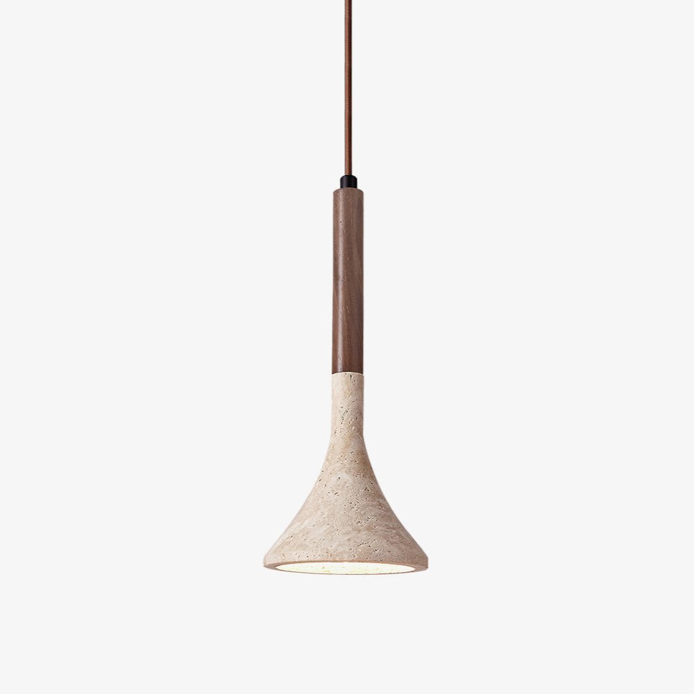 Taviaya minimalistisk pendellampe i travertin