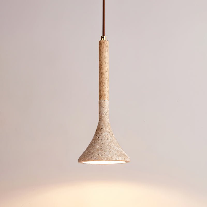 Taviaya minimalistisk pendellampe i travertin