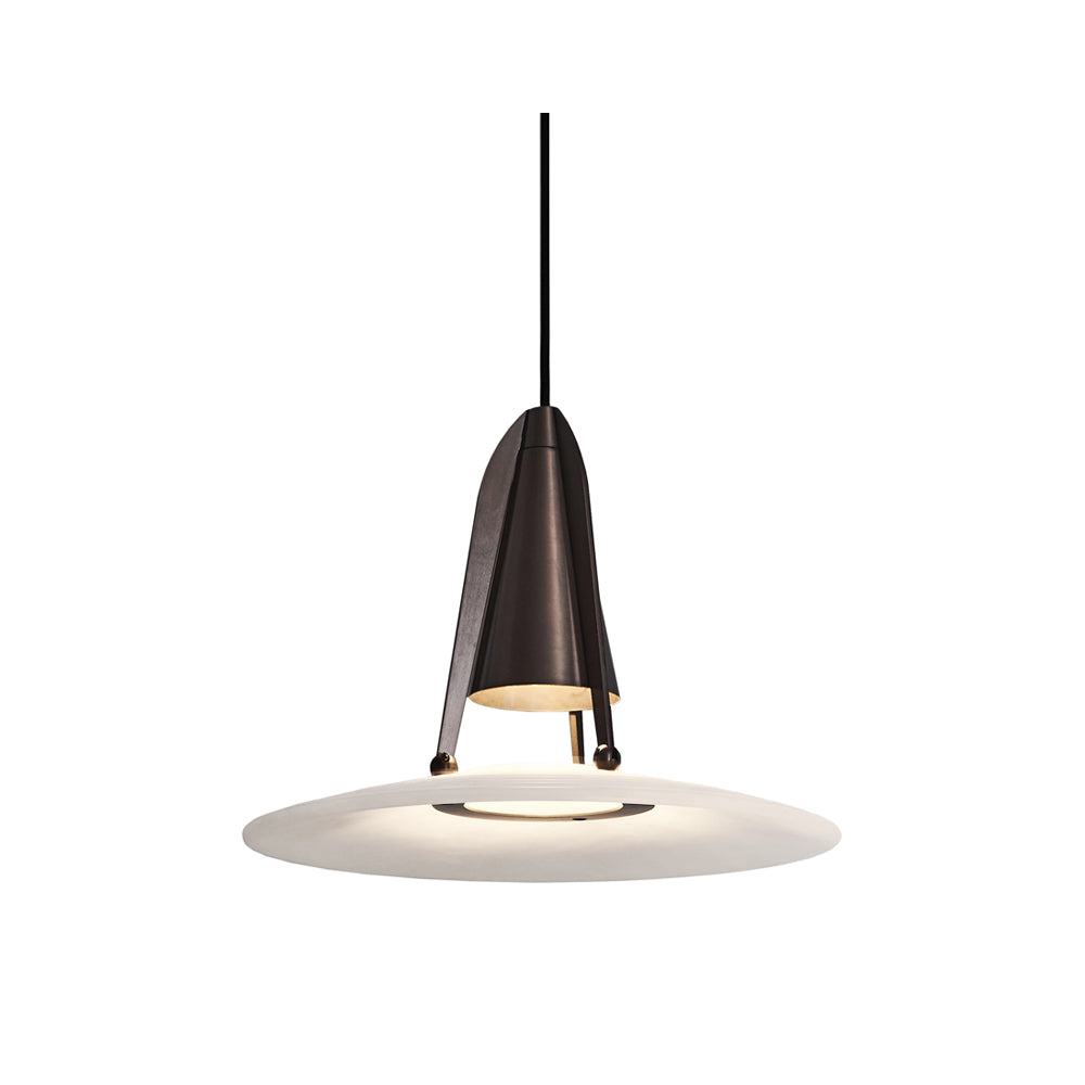 Halen pendellampa i alabaster Fusion