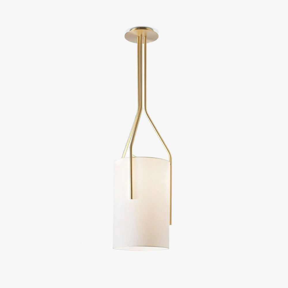 Cex moderne LED-lysekrone i messing med 3 lys