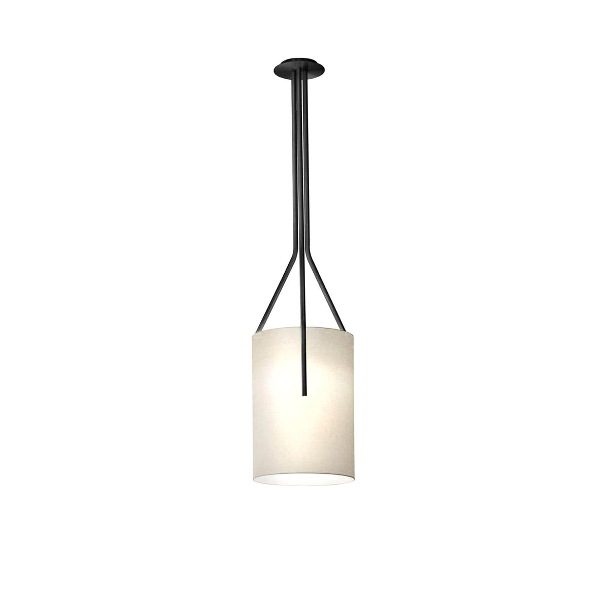 Cex moderne LED-lysekrone i messing med 3 lys