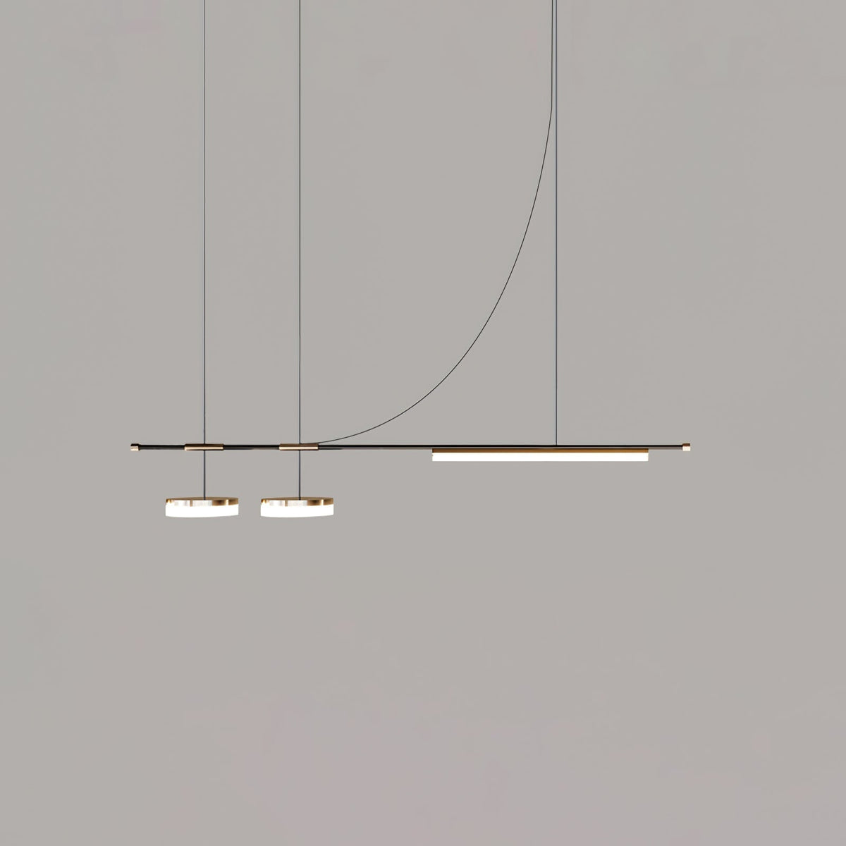 Avenanine linjär modern pendellampa