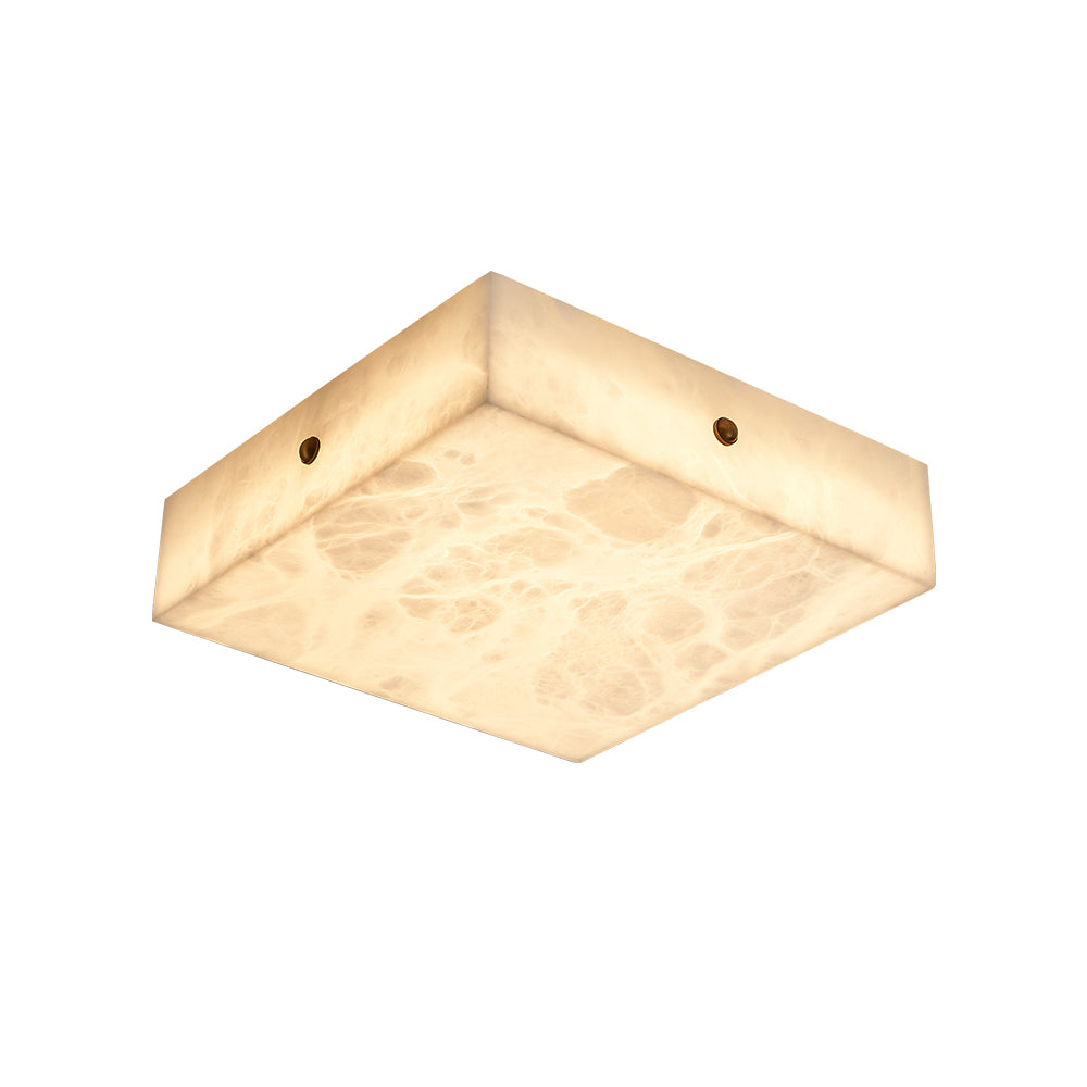 Rauduvys modern minimalistisk taklampa i alabaster