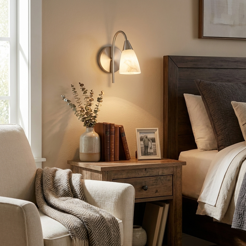 Tormleigh Alabaster Wall Sconce