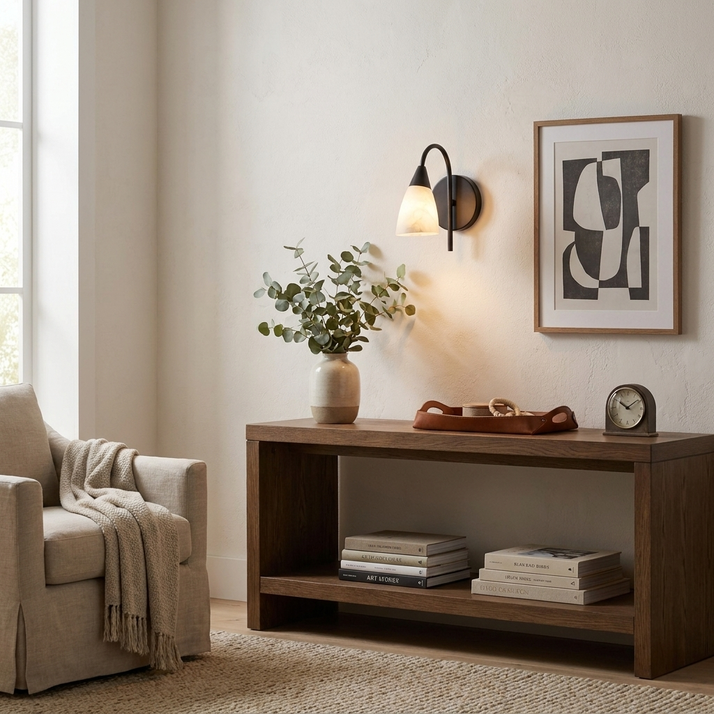 Tormleigh Alabaster Wall Sconce