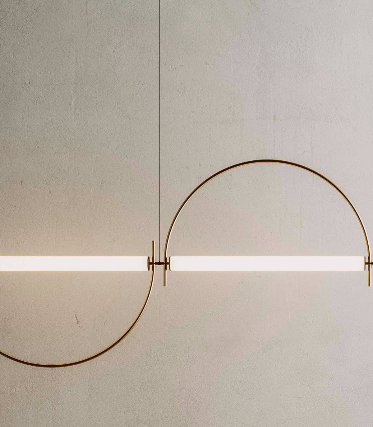 Buet lineær LED-lysekrone