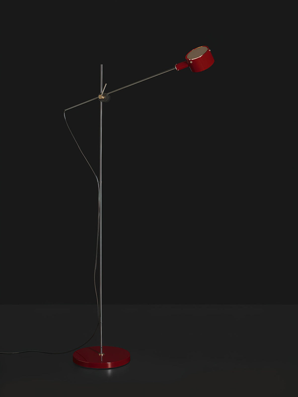 Arclen golvlampa med justerbar arm