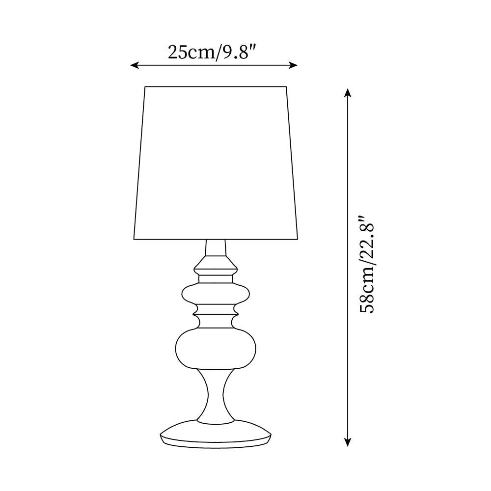 Lumiselle bordslampa