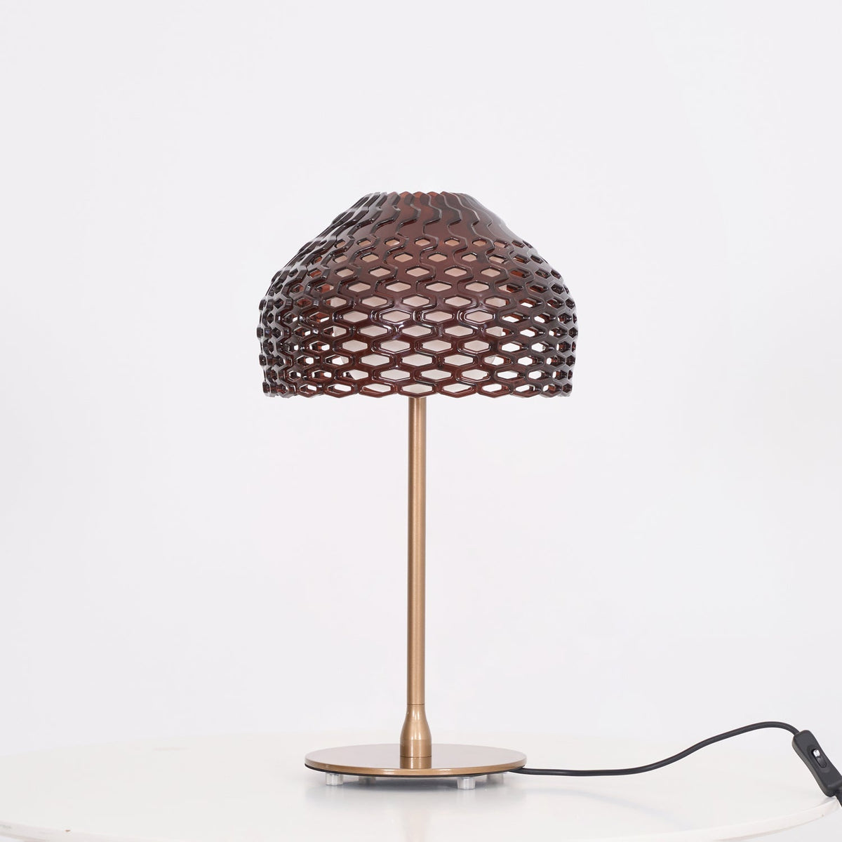 Vintace industriell bordslampa i plast