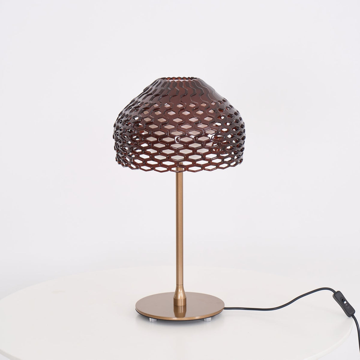 Vintace industriell bordslampa i plast