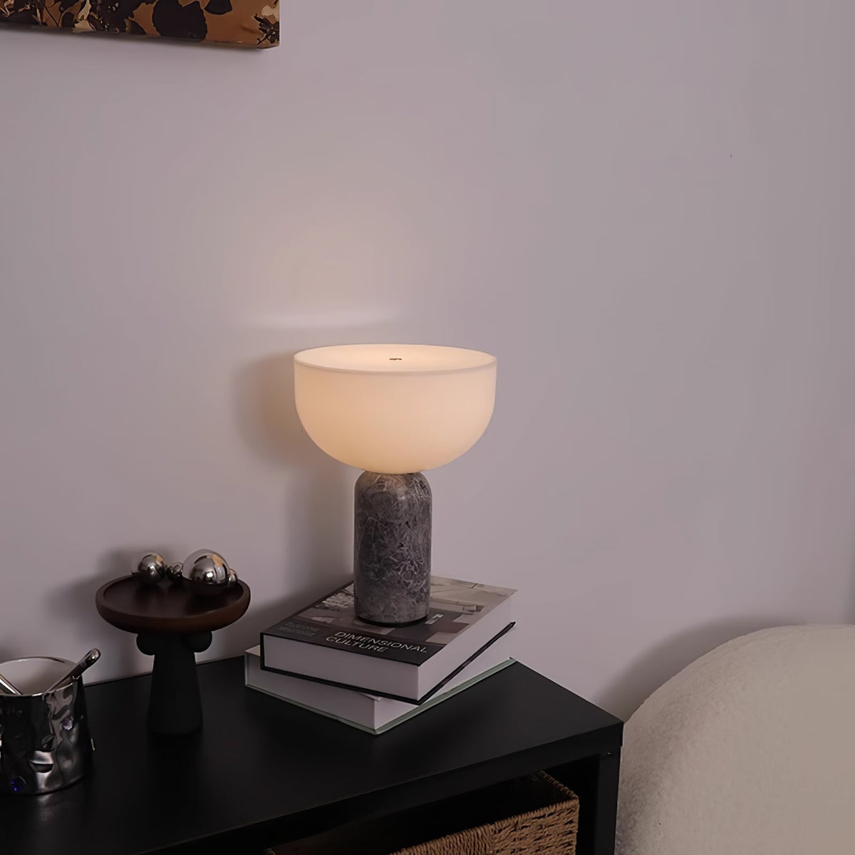 Vicky minimalistisk bordlampe i marmor