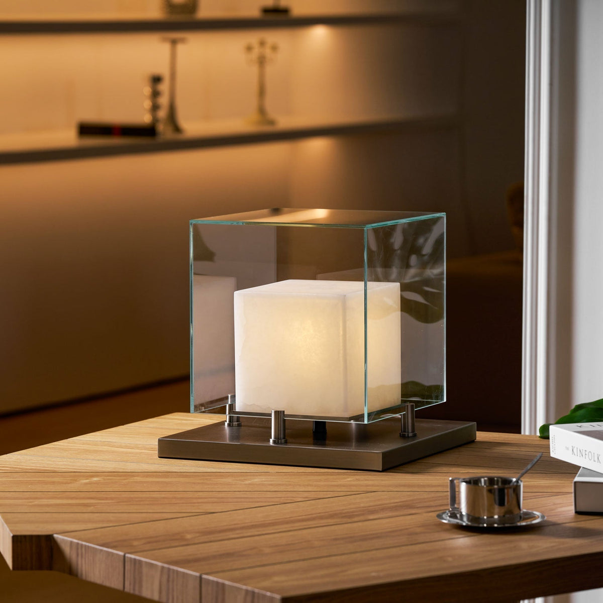 Cubo Alabaster Table Lamp