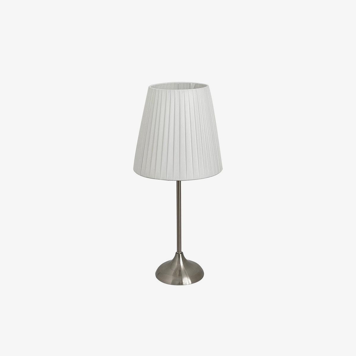 Simplicity plisseret bordlampe i stof