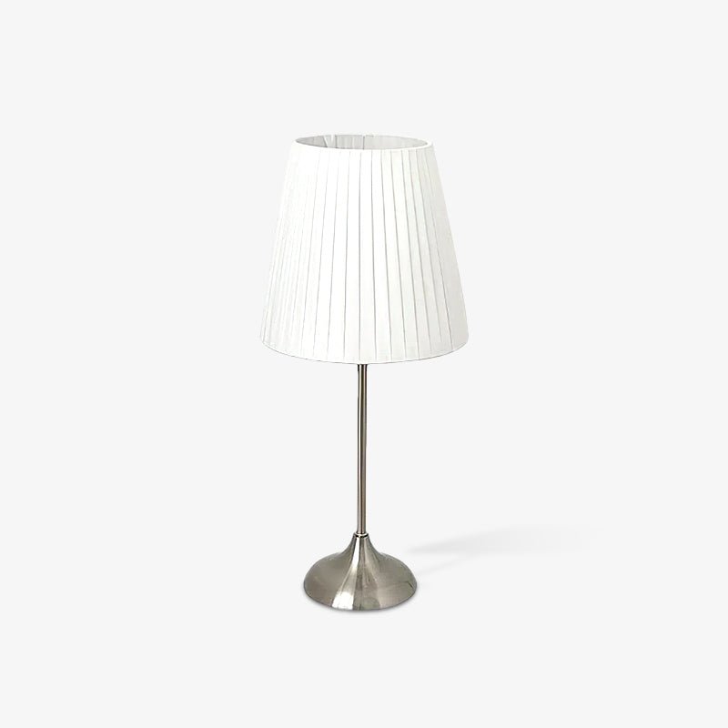 Simplicity plisseret bordlampe i stof