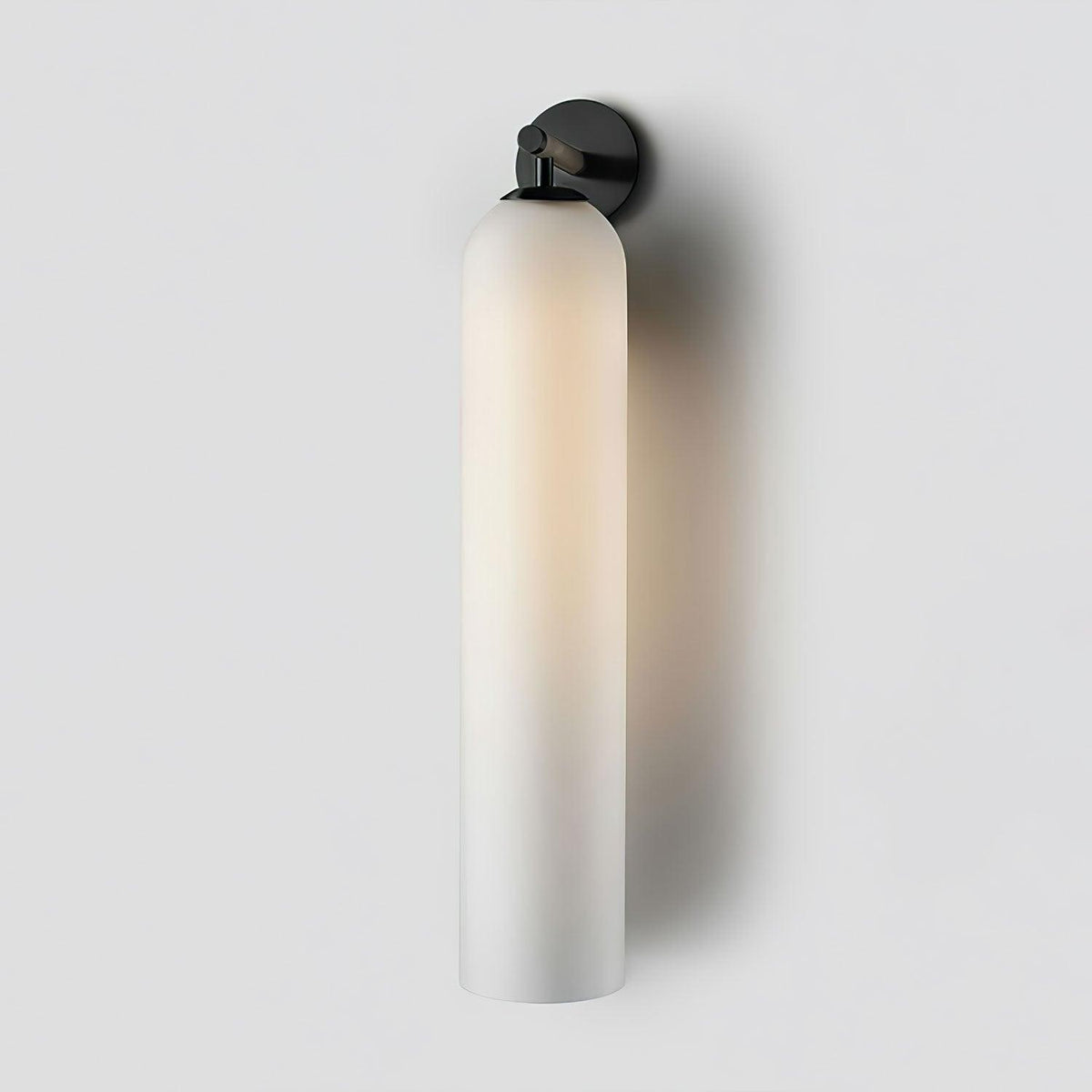 June cylindrisk indendørs væglampe i glas