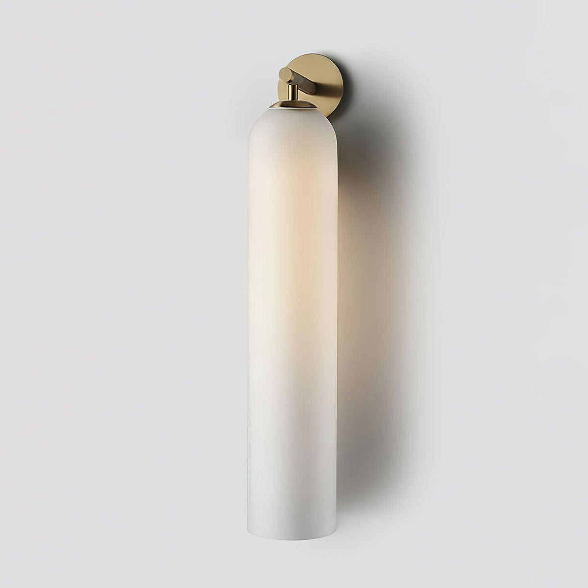 June cylindrisk indendørs væglampe i glas
