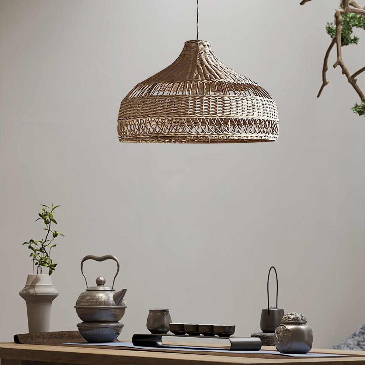 Candeeiro suspenso vintage Mason