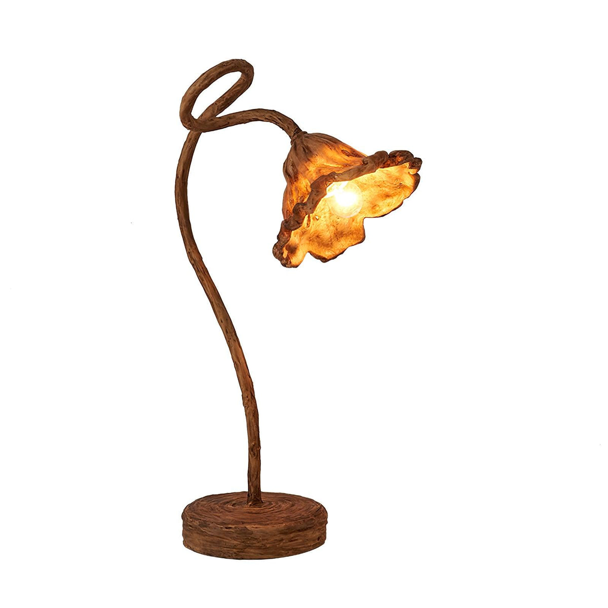 Candeeiro de mesa de resina Velanella
