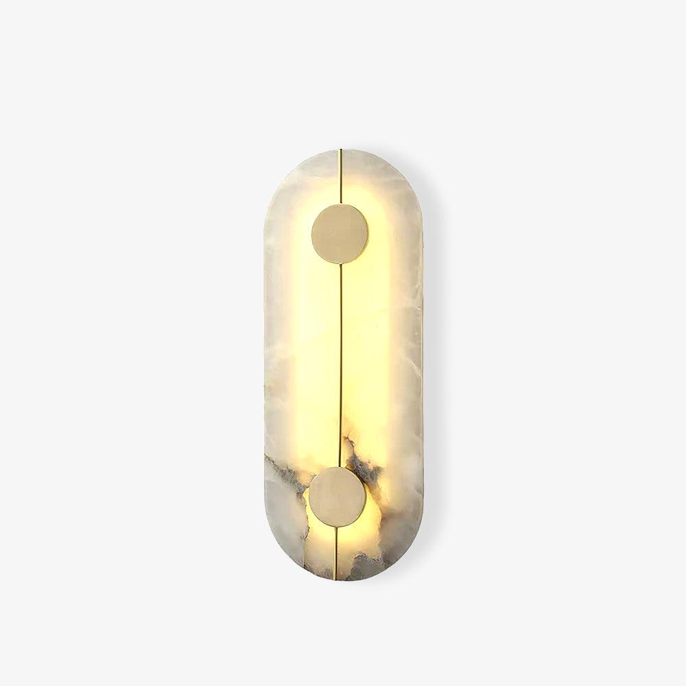 Candeeiro de parede minimalista de alabastro Citheira
