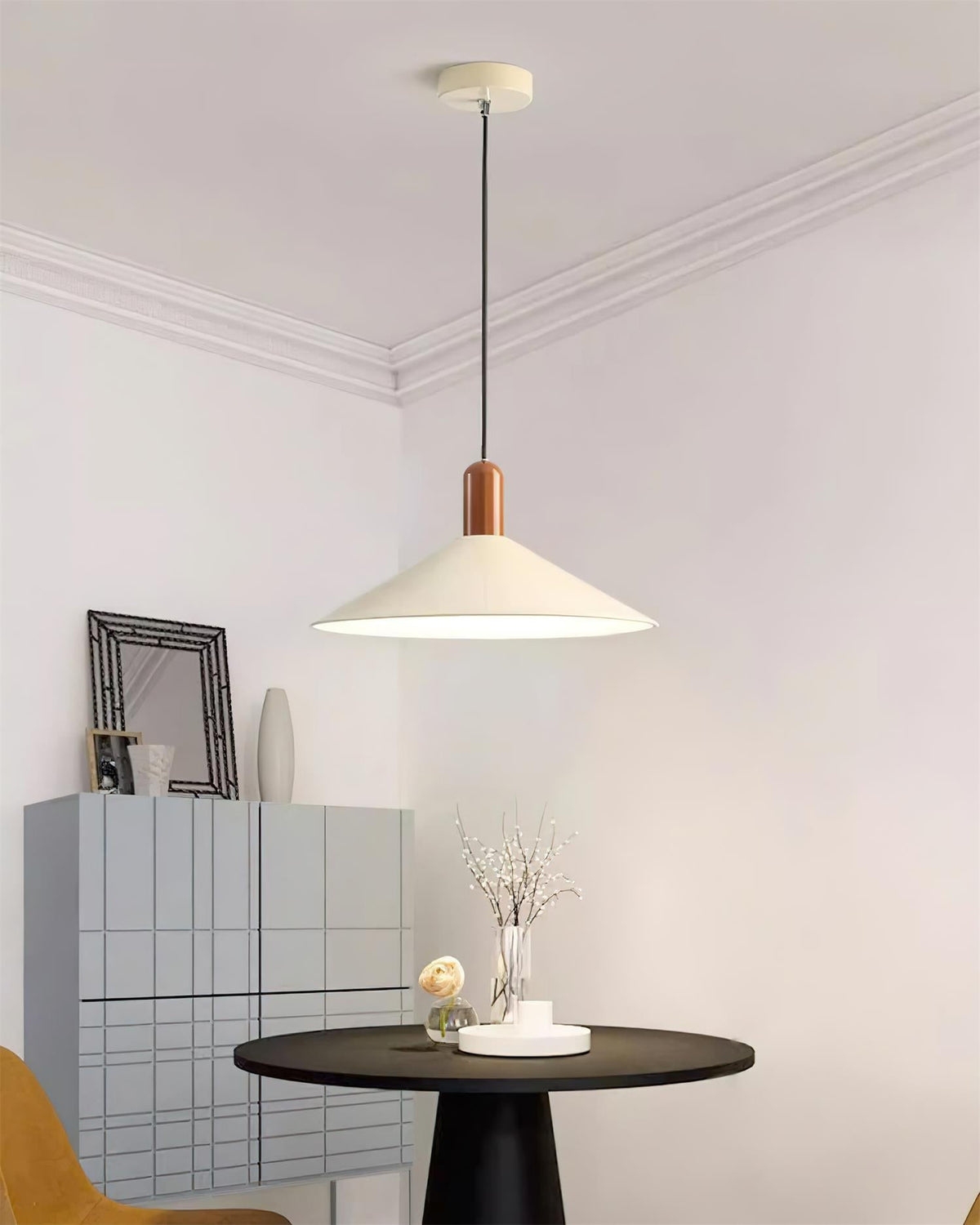 Pendel lampe LED Minimalistisk kegle Hængelampe til køkken og spisestue