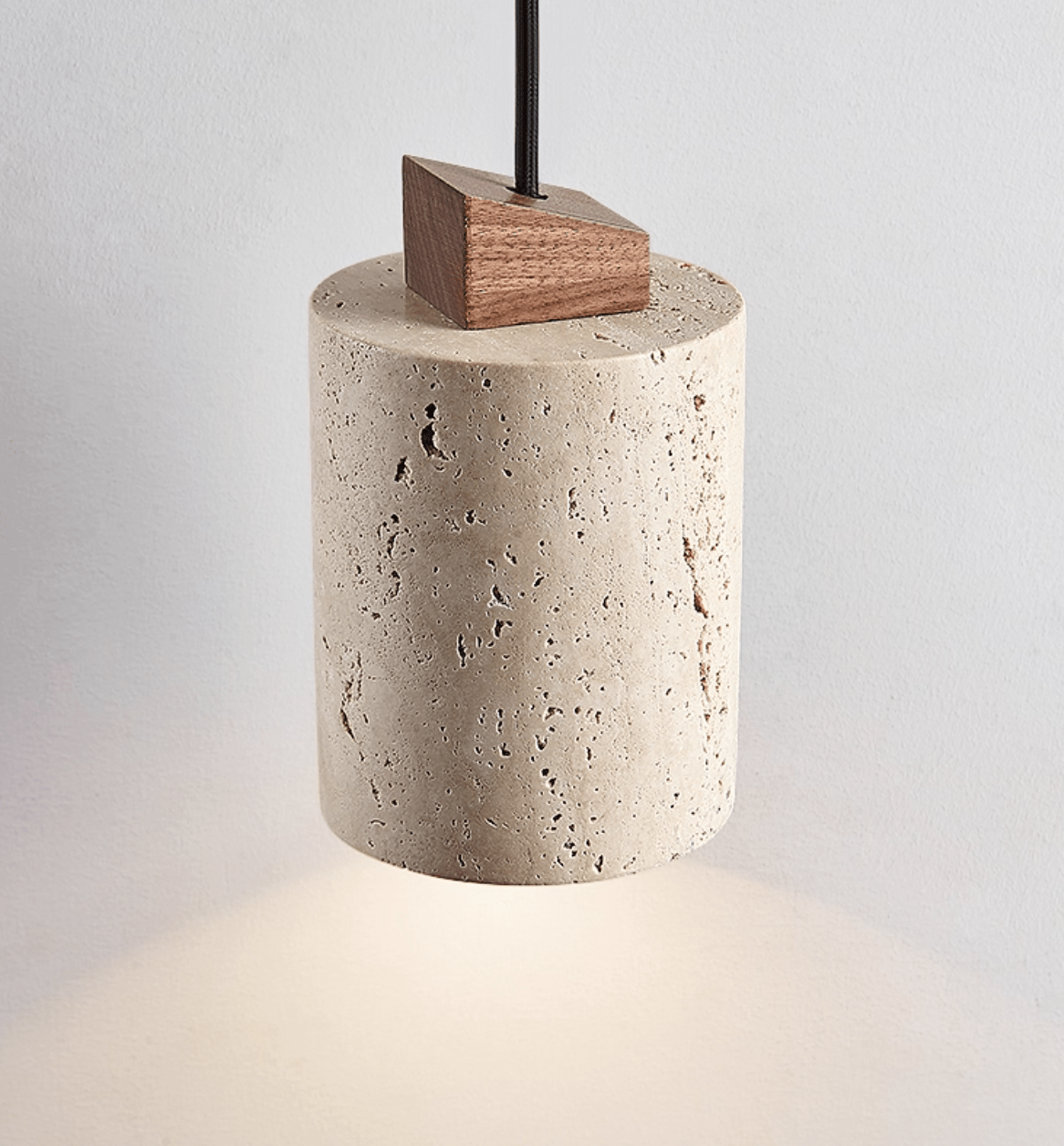 Opal cylinderformet pendellampe