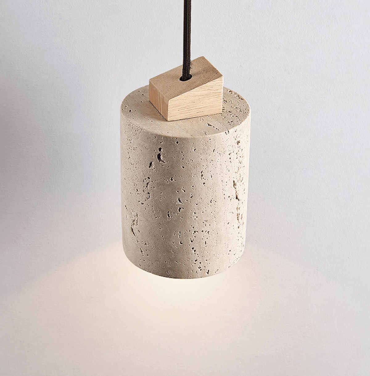 Opal cylinderformet pendellampe