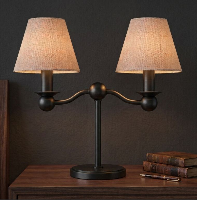 Graftwick-bordlampe i stof