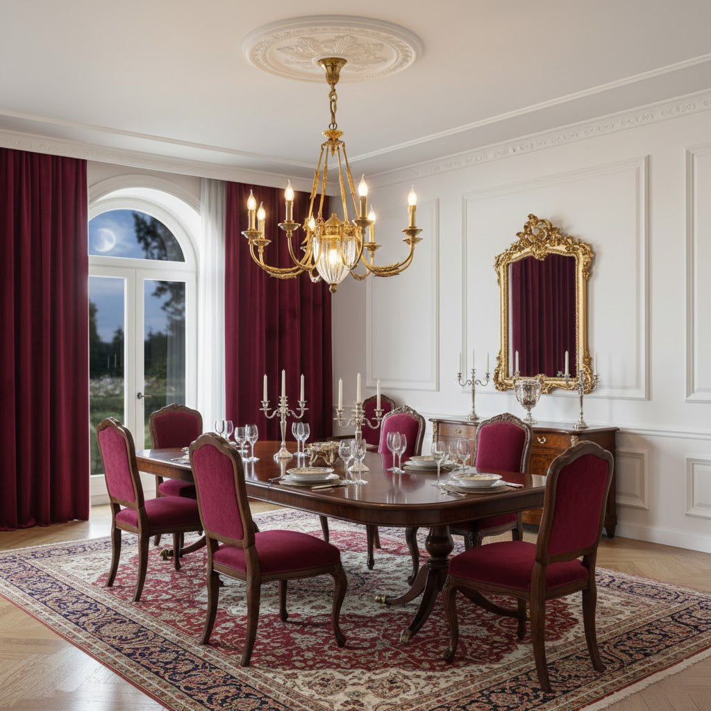 Candelabro de latão Valerix