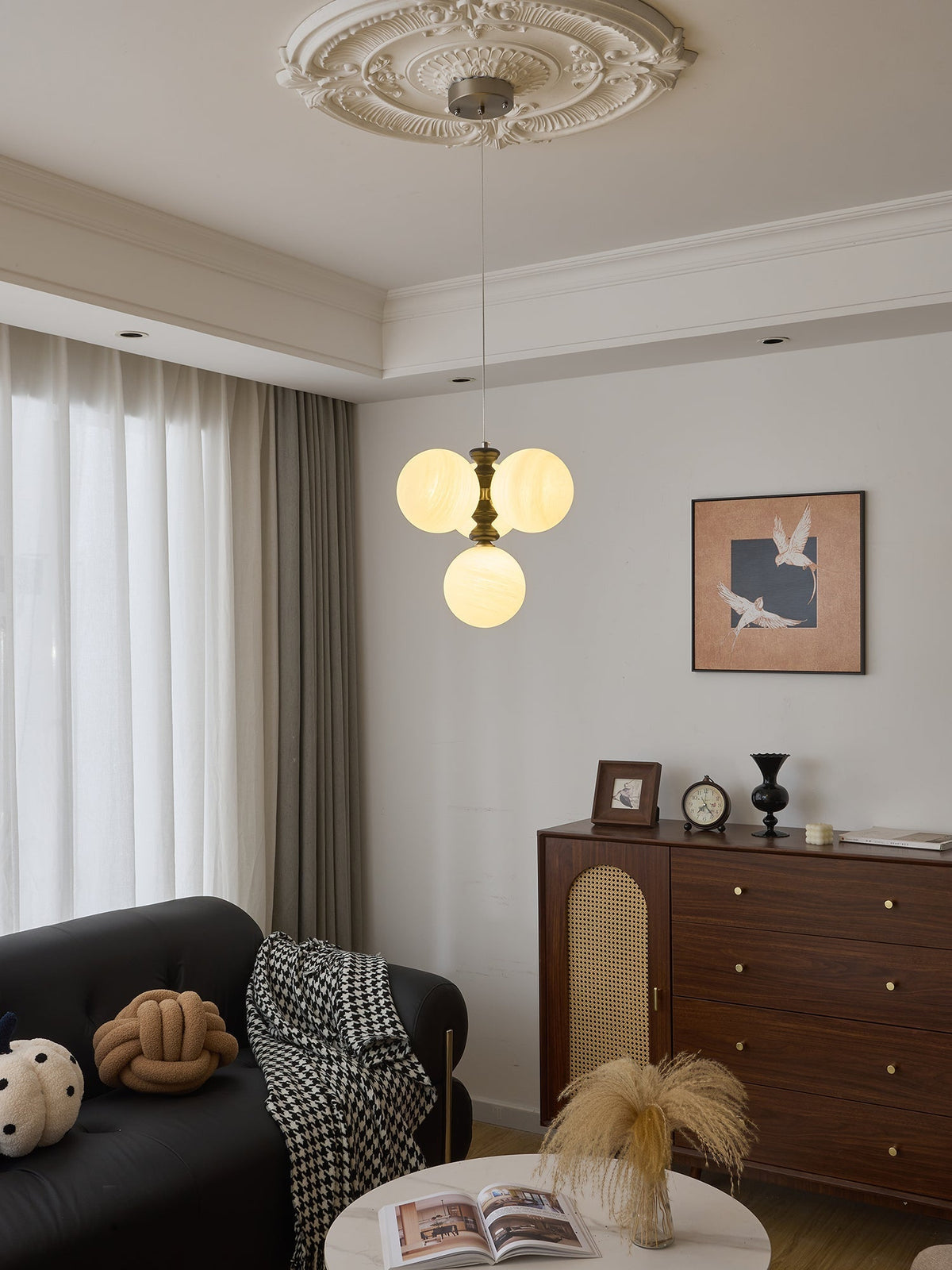 Cucararan perinteinen pohjoismainen taiteellinen kaaripuukattokruunu