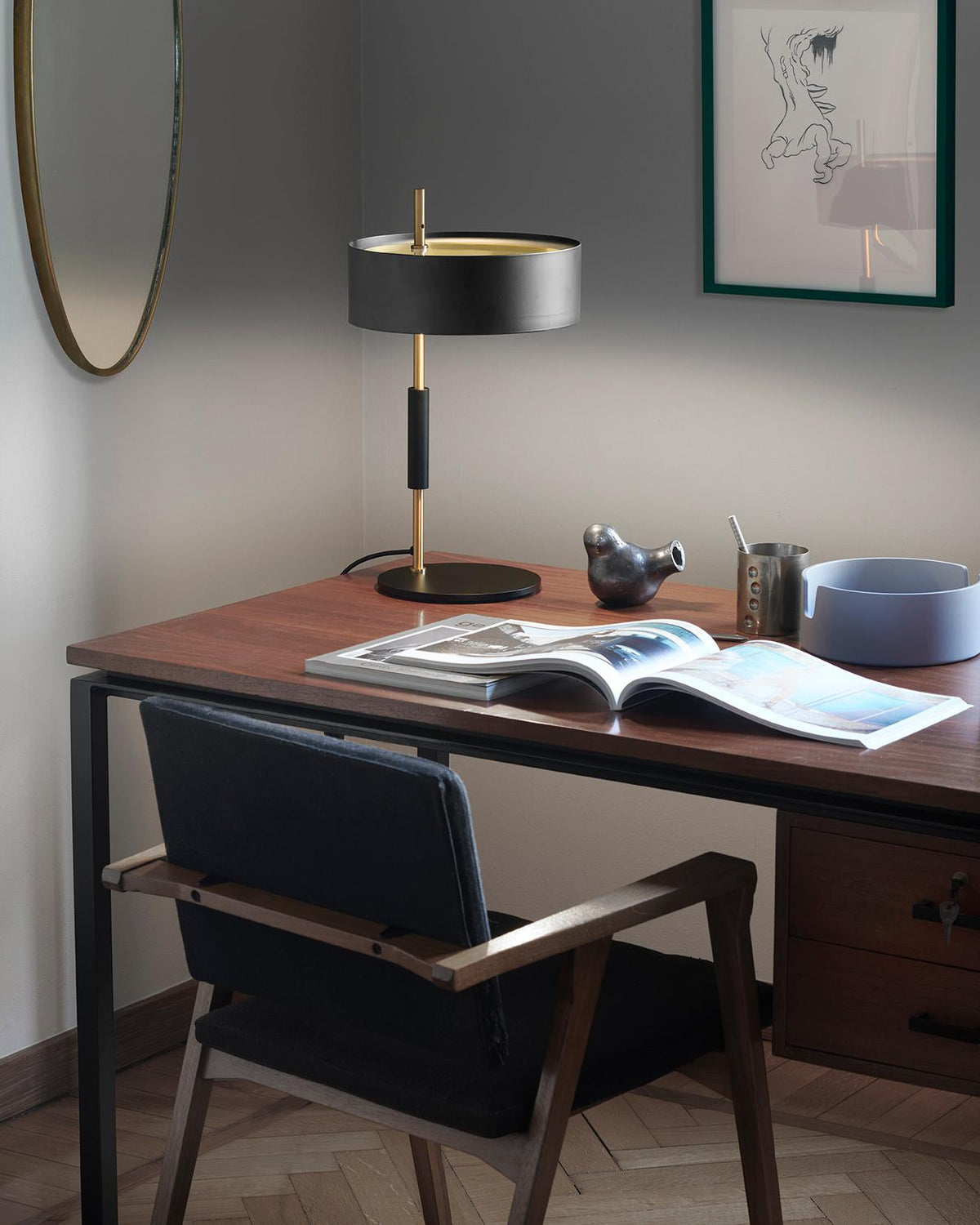 Zenith minimalistisk bordlampe