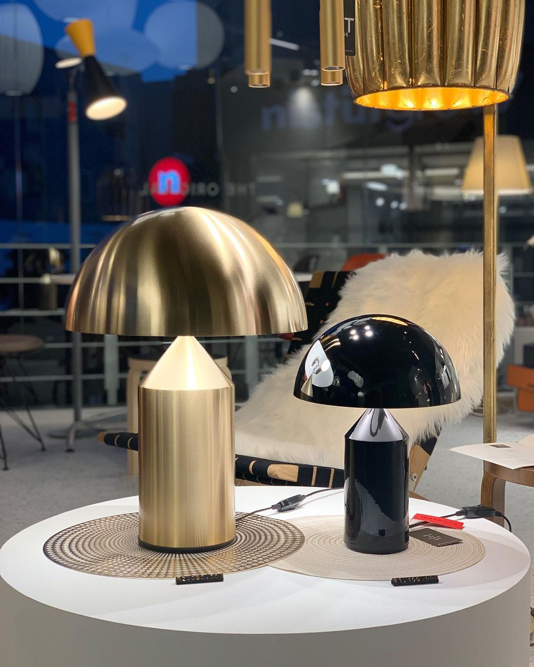 Selisina industriell minimalistisk bordslampa