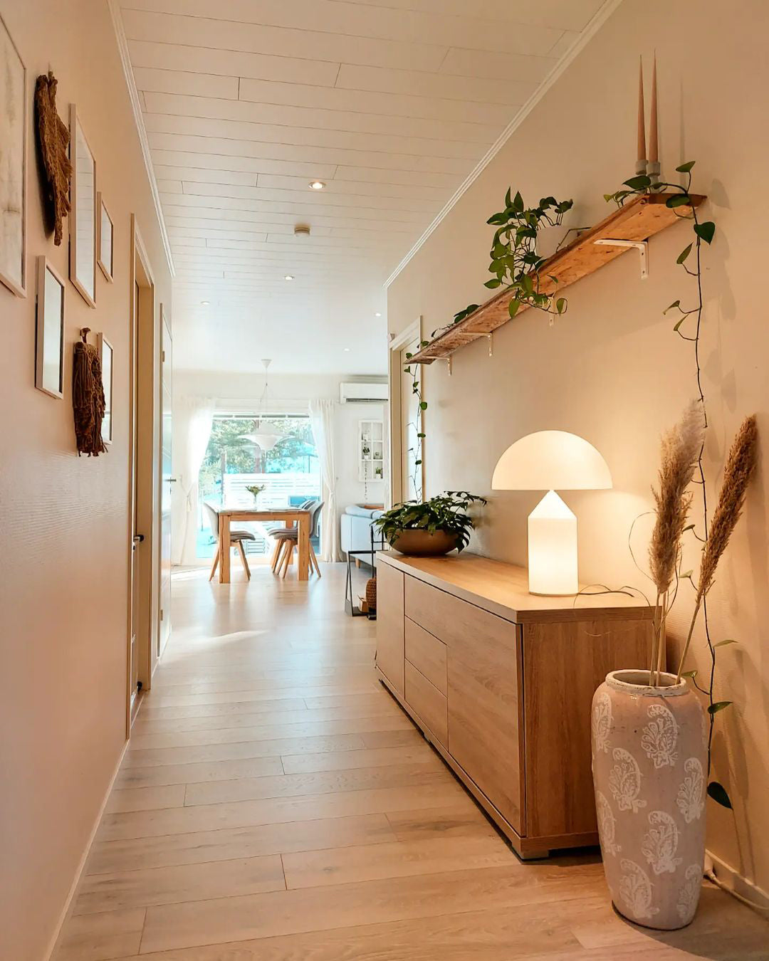 Selisina industriell minimalistisk bordslampa