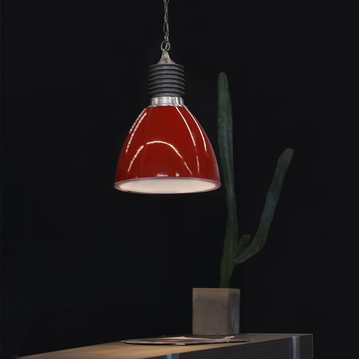 Kvennuvys moderne minimalistisk pendellampe i metal