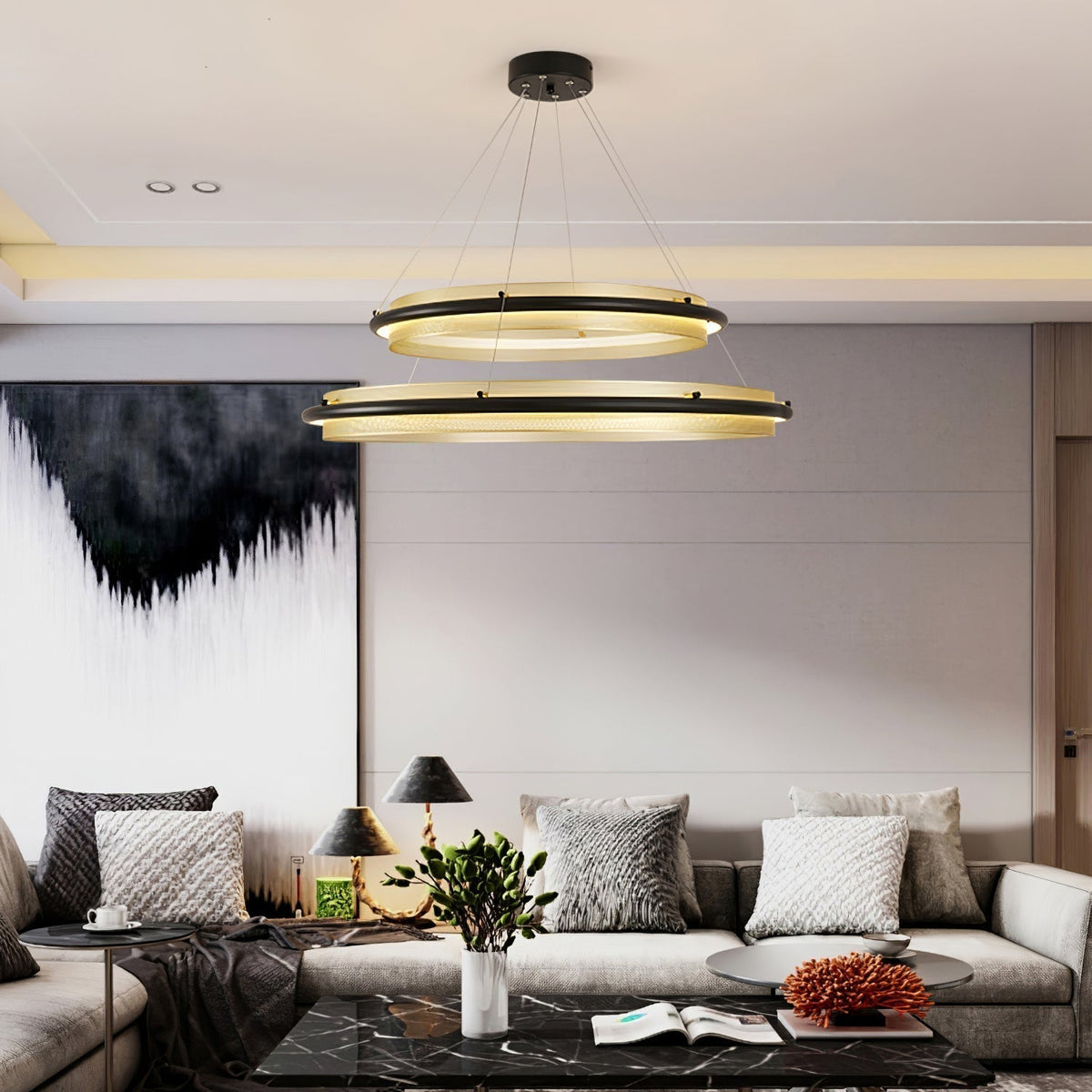 Himinuvyo Modern Minimalist LED Chandelier