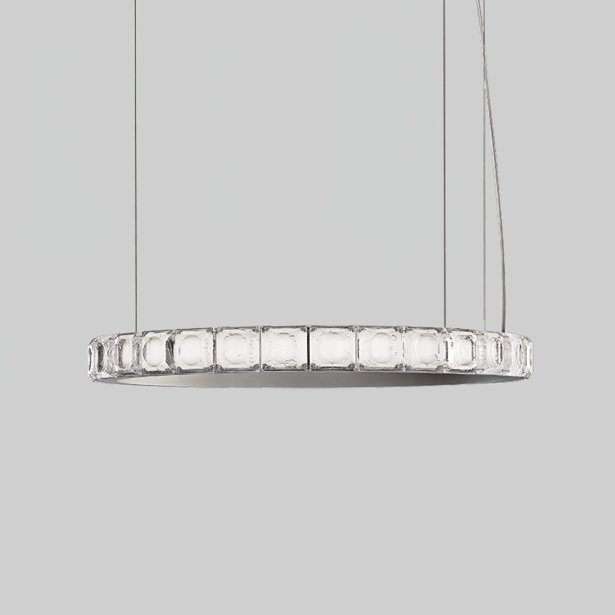 Avzorion modern minimalistisk ringformad kristallkrona