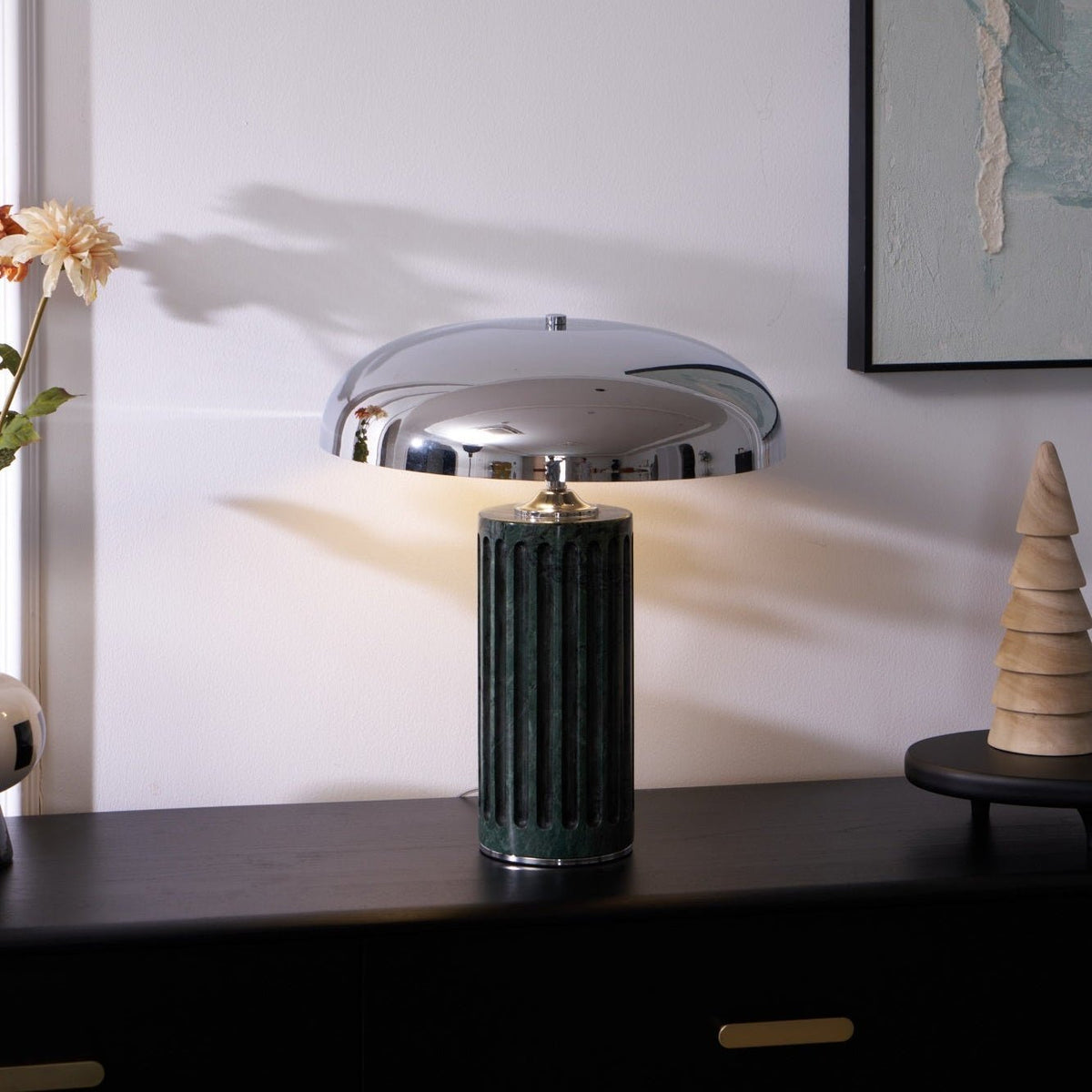 Zenith moderne marmorbordlampe
