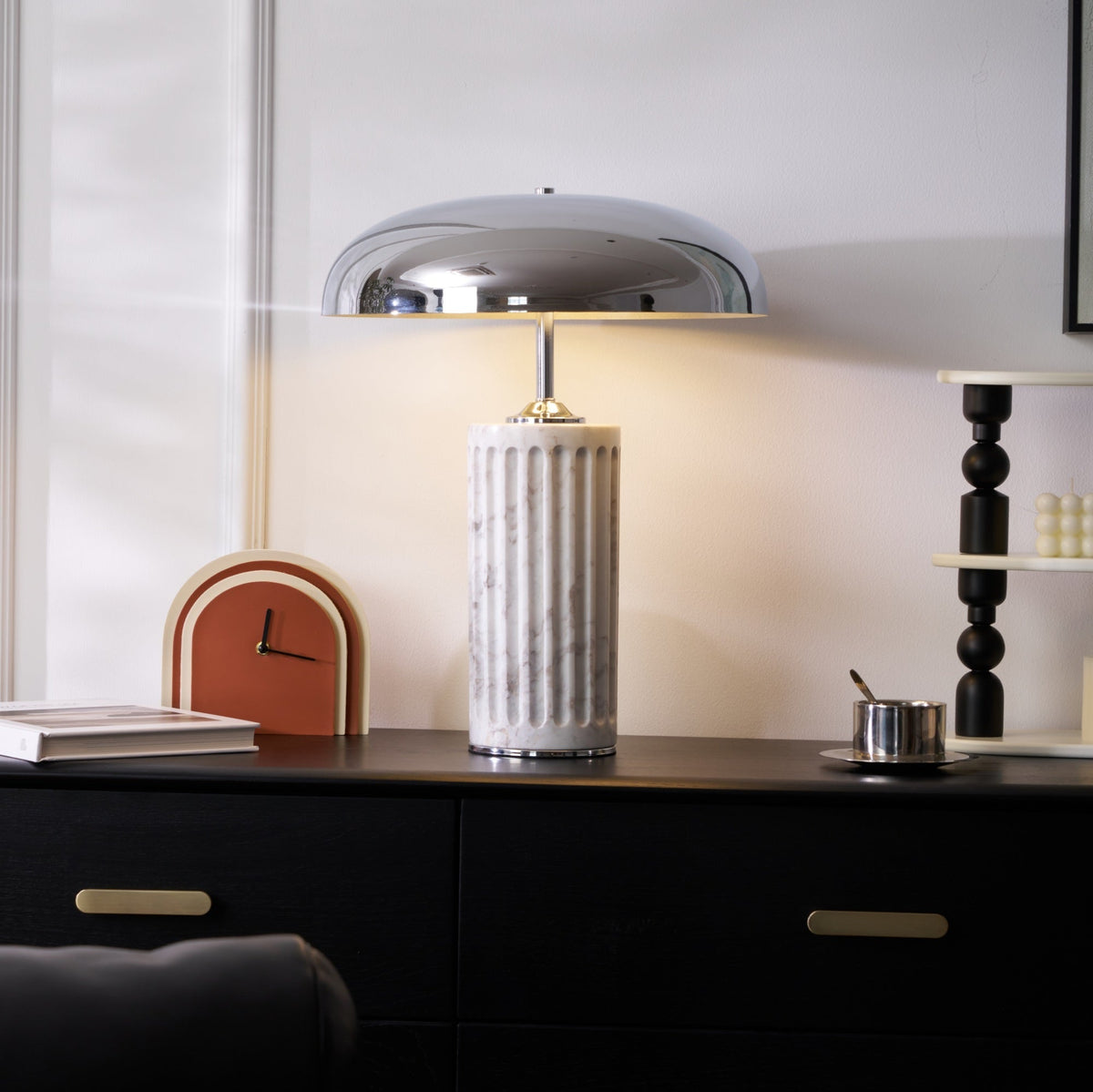 Zenith moderne marmorbordlampe