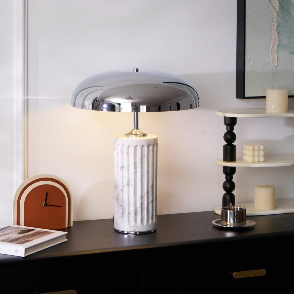 Zenith moderne marmorbordlampe