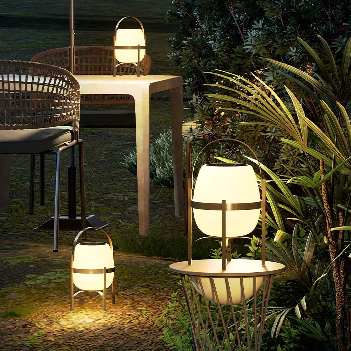 Lioranina minimalistisk udendørslampe