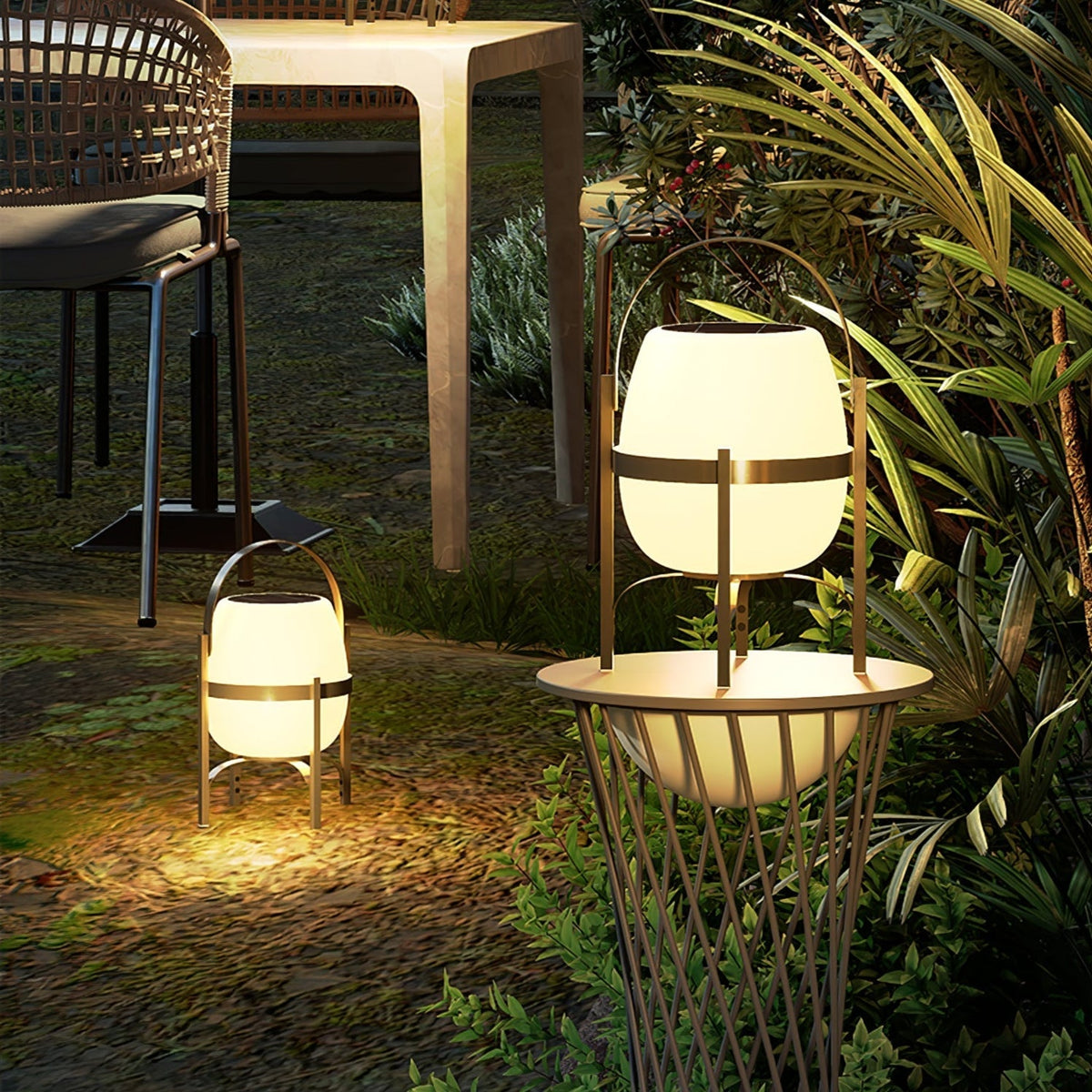 Lioranina minimalistisk udendørslampe