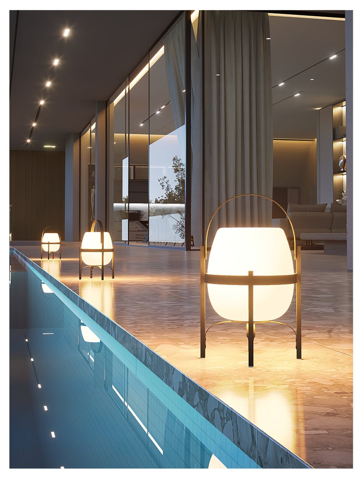 Lioranina minimalistisk udendørslampe