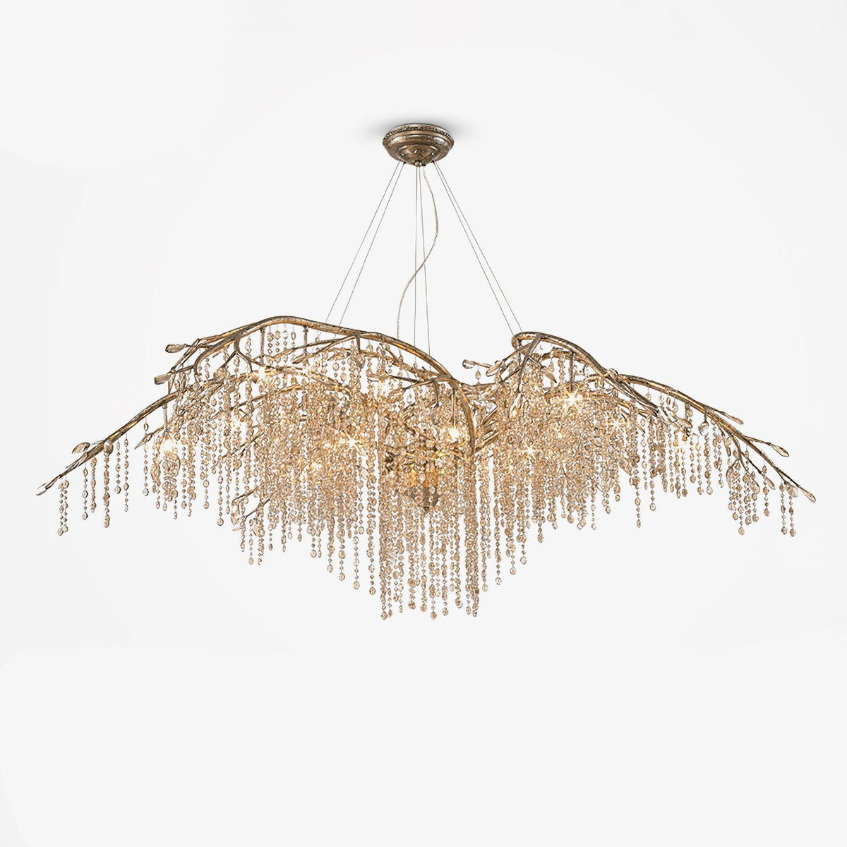 Candeeiro de lustre em cristal Luxiiel, de luxo pós-moderno, Crepúsculo