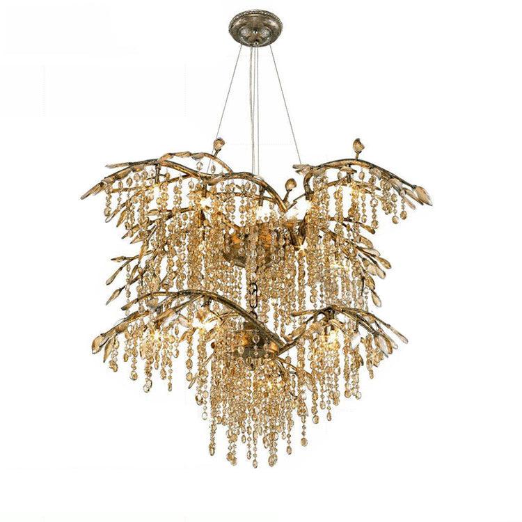 Candeeiro de lustre em cristal Luxiiel, de luxo pós-moderno, Crepúsculo