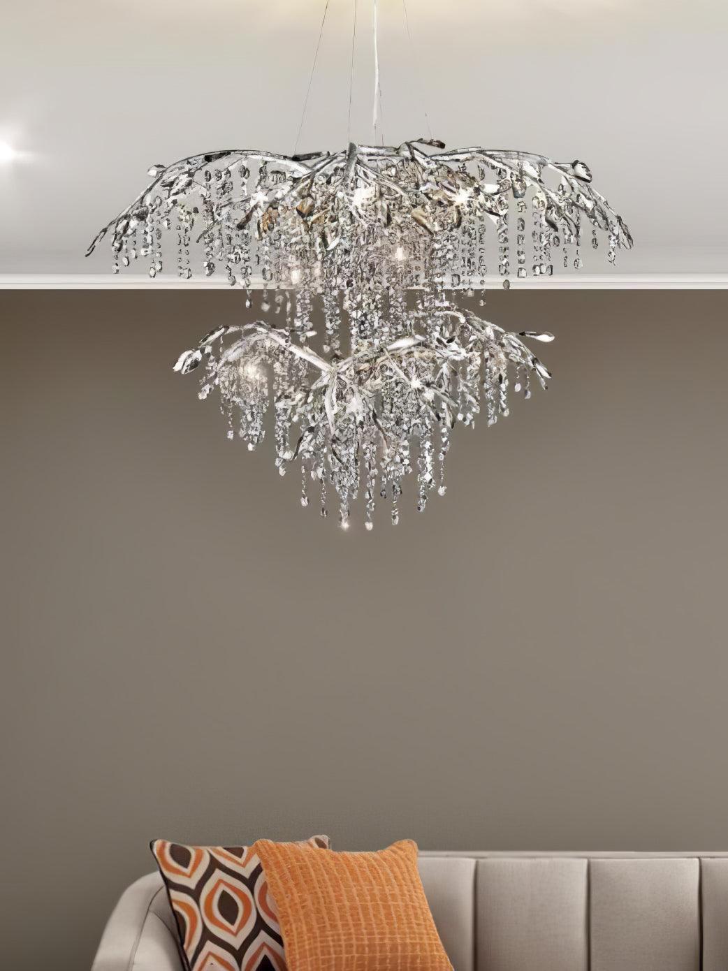 Candeeiro de lustre em cristal Luxiiel, de luxo pós-moderno, Crepúsculo