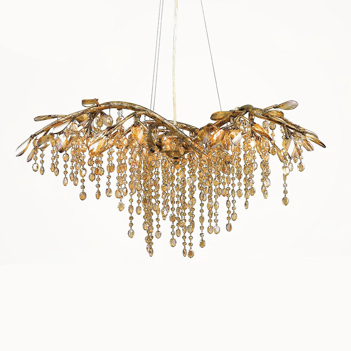 Candeeiro de lustre em cristal Luxiiel, de luxo pós-moderno, Crepúsculo