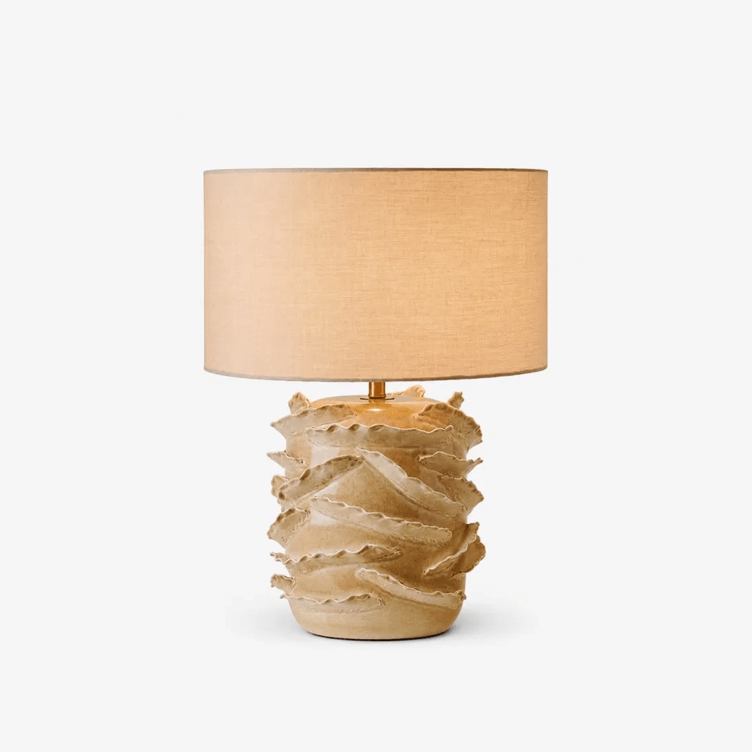 Rosalinde keramisk bordlampe