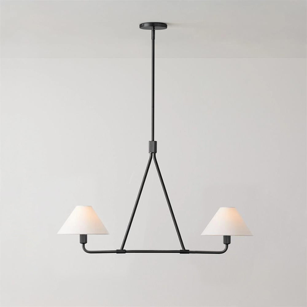 Candelabro de vaso com cúpula cónica, minimalista