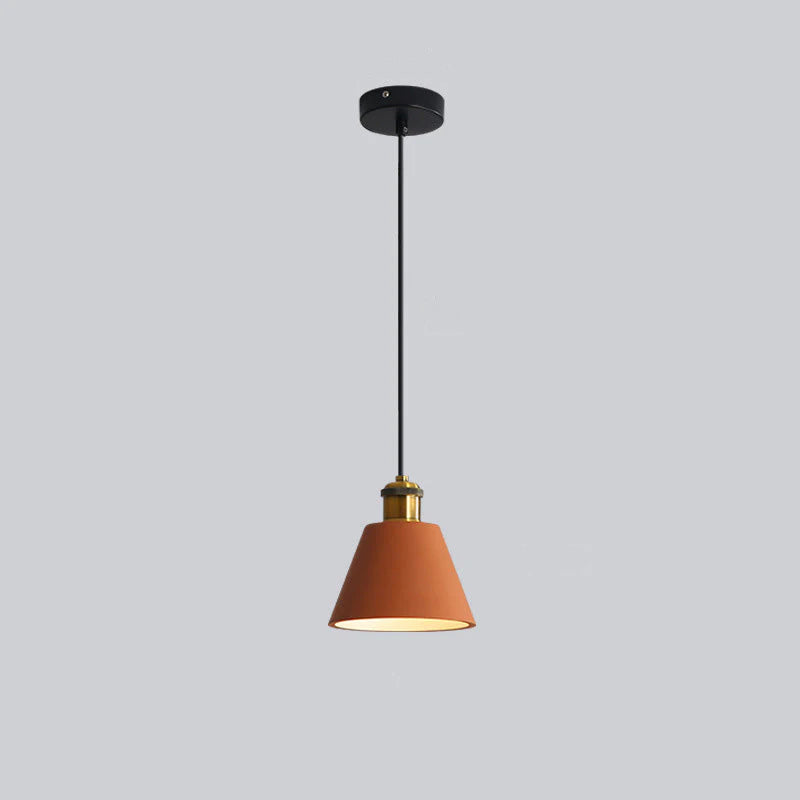 Candeeiro suspenso Aria minimalista art déco, monocromático