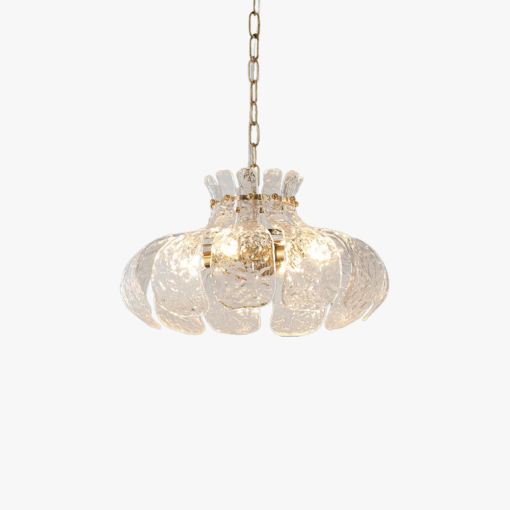 Arisha Modern Pear Shaped Chandelier Ice Melting Glass Bedroom